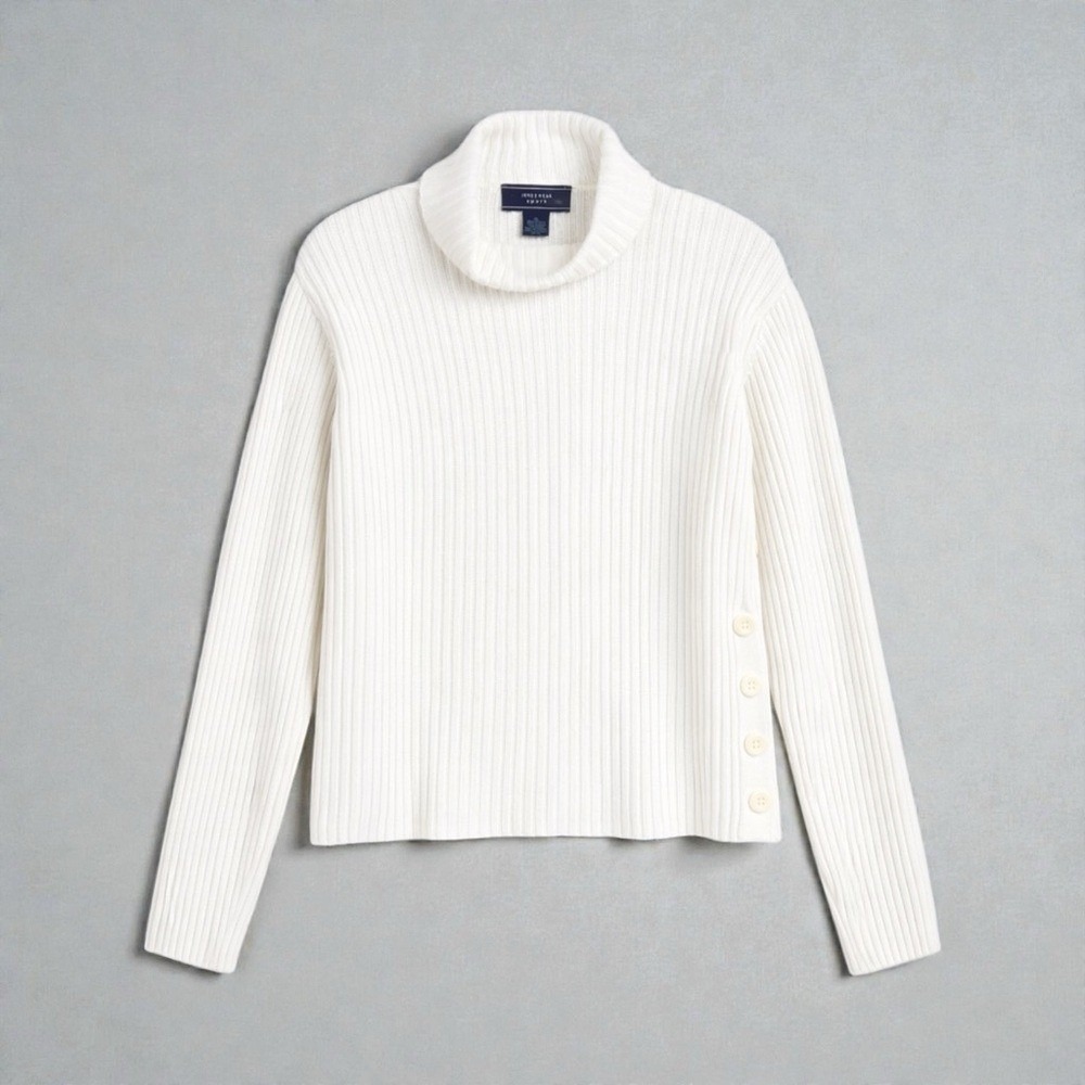 Jones Wear Women Sweater XL Fisherman Coastal Scandi Preppy Layers Soft Girl
